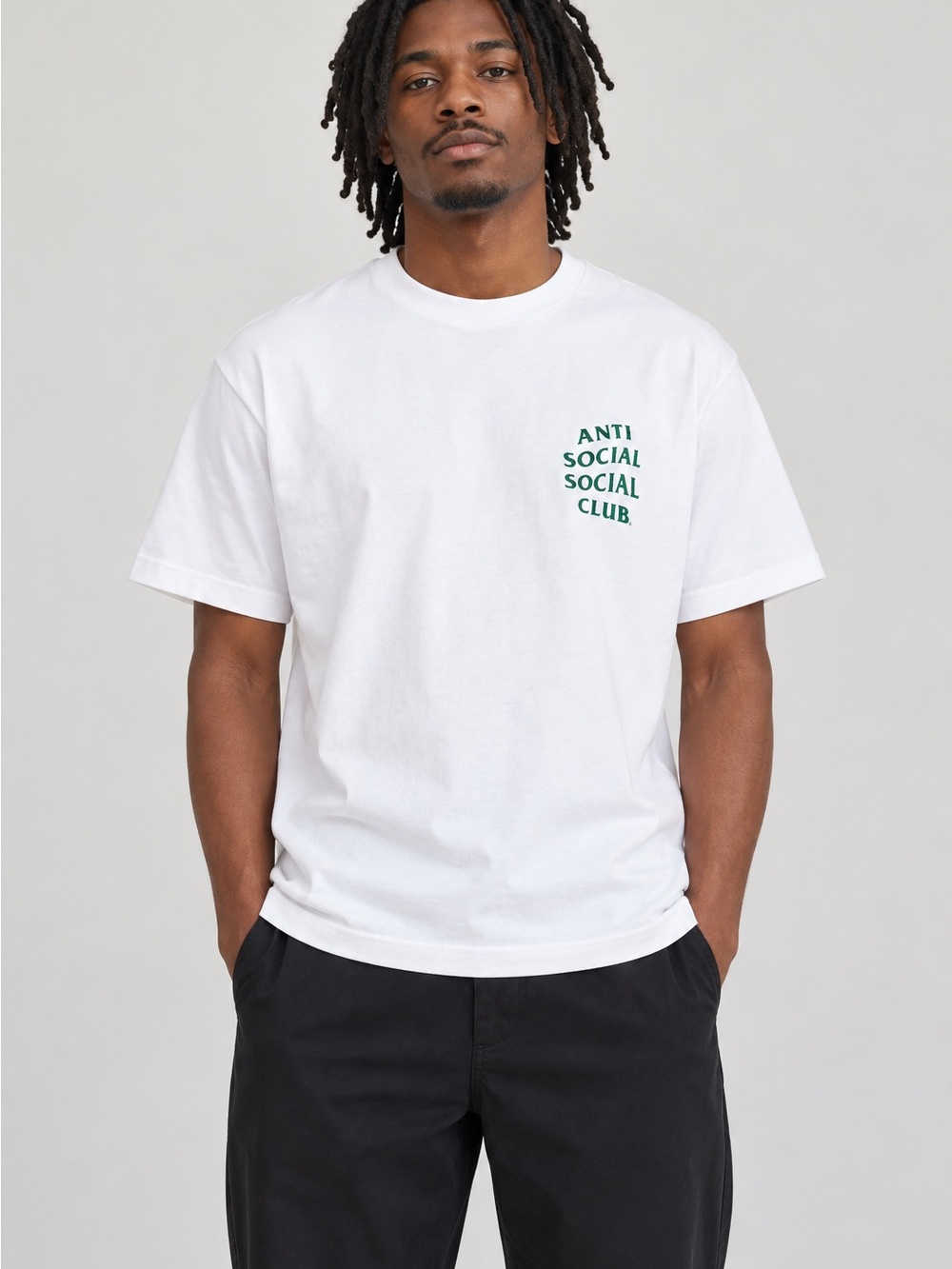 Anti Social Social Club Glitch White Tee